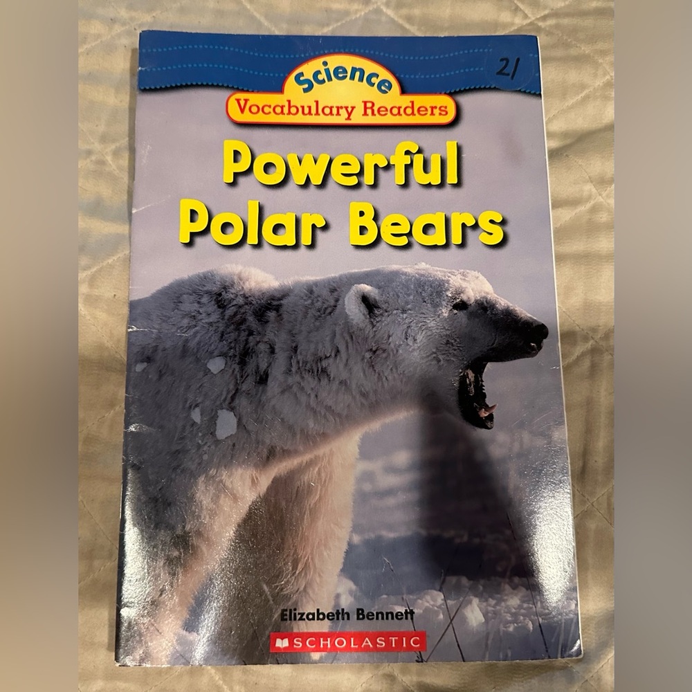 Powerful polar bears - science vocabulary readers